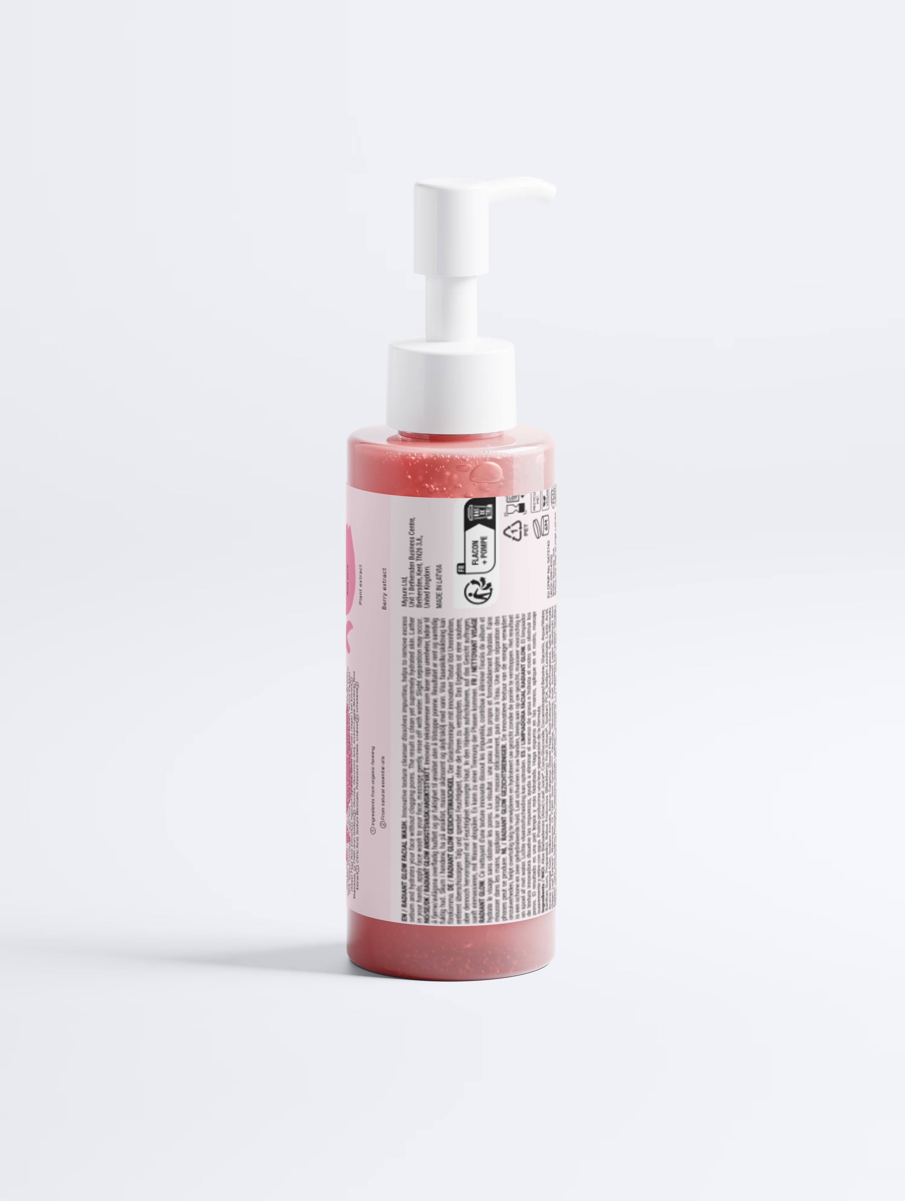 Make Up Remover, Radiant Glow Facial Wash/M2U Skincare