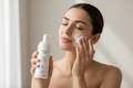 Gentle Cleansing Foaming wash/ rose water & chamomile extracts.