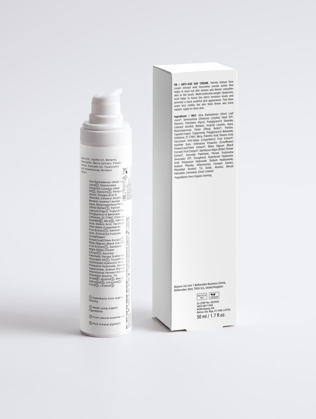 Anti-Age Day Cream|Hyaluronic acid|Firming & Hydrate |M2U Skincare