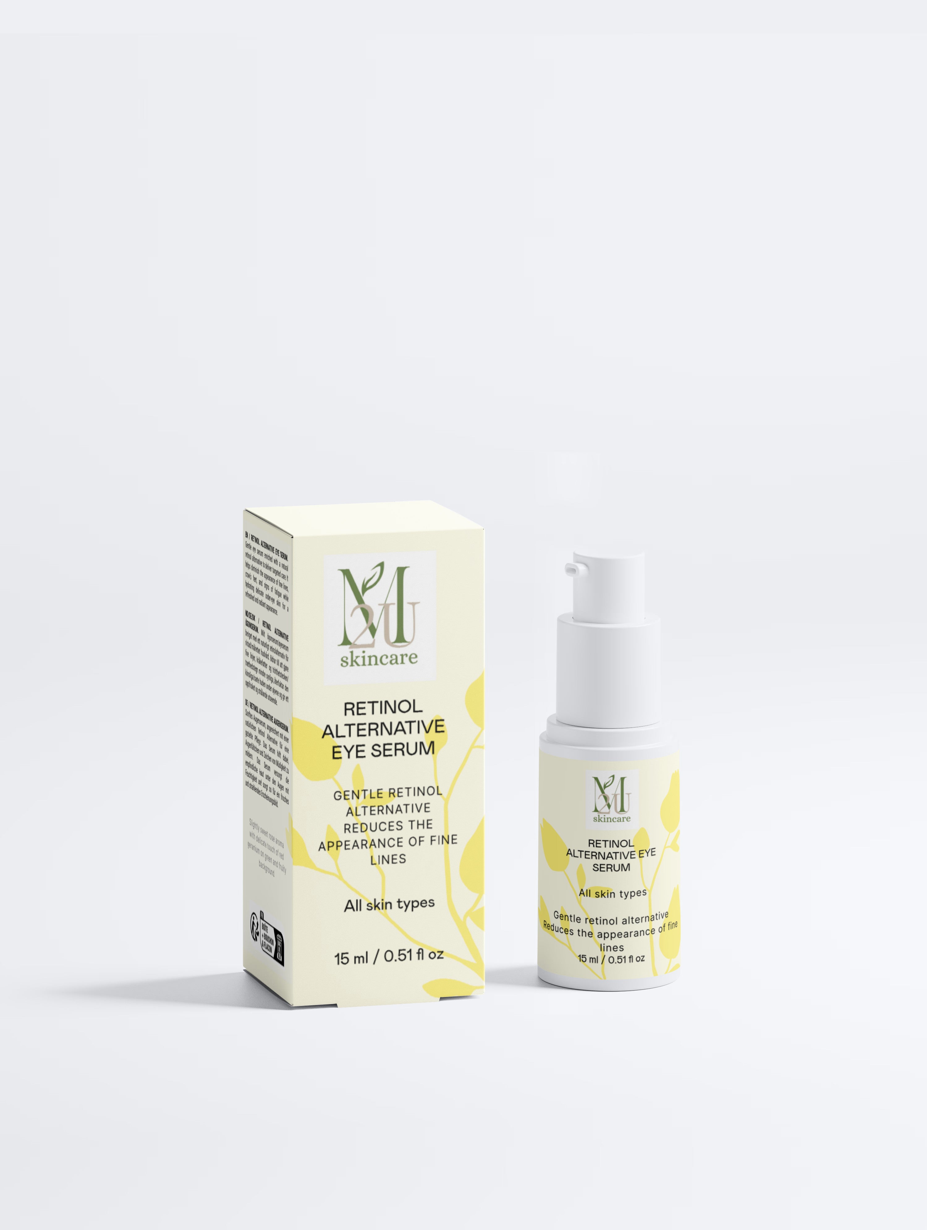 Retinol Alternative Eye Serum|Reduce appearance of fine lines|M2U Skincare