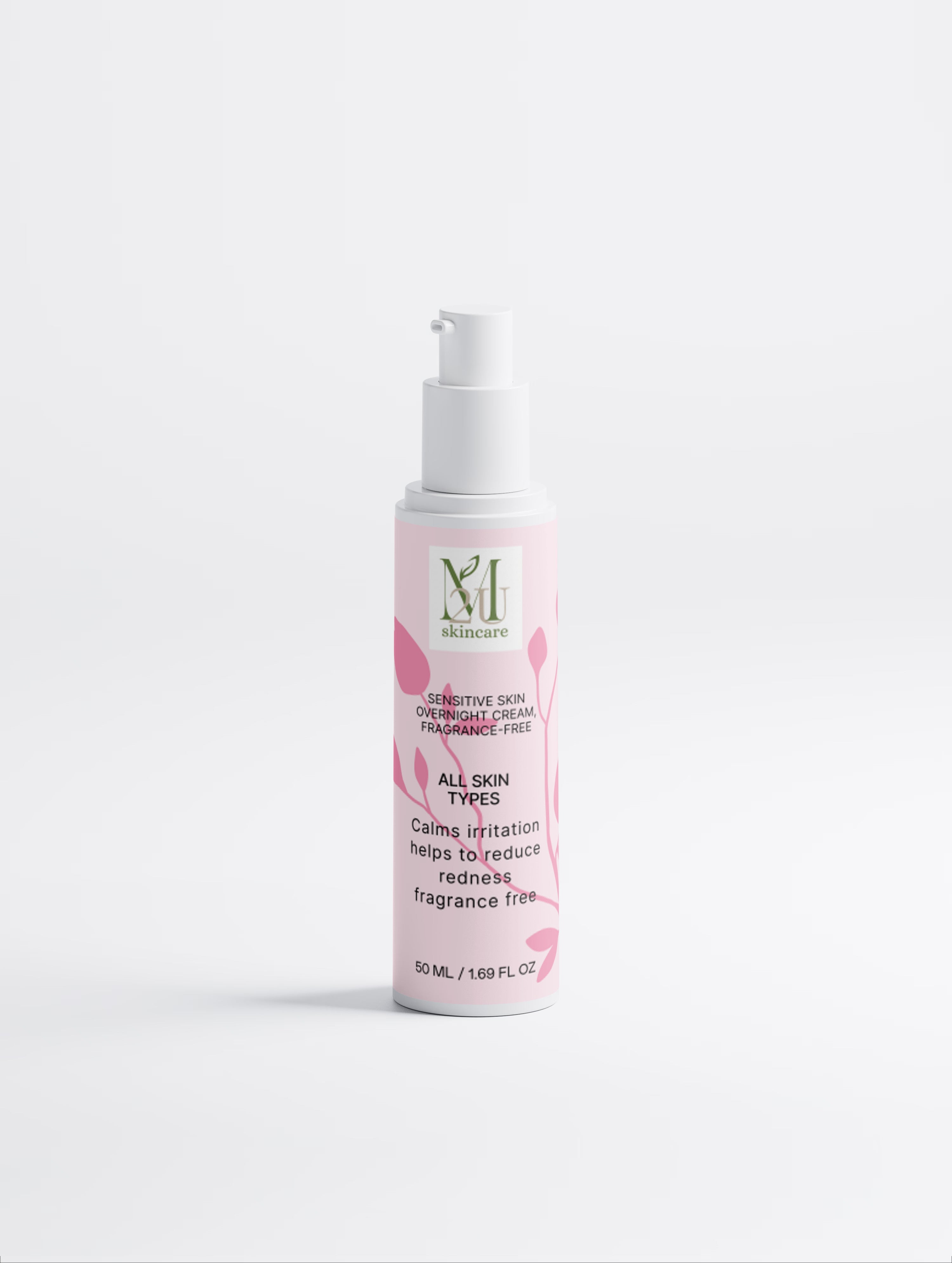 Sensitive Cream, Overnight| Fragrance-Free|M2U Skincare