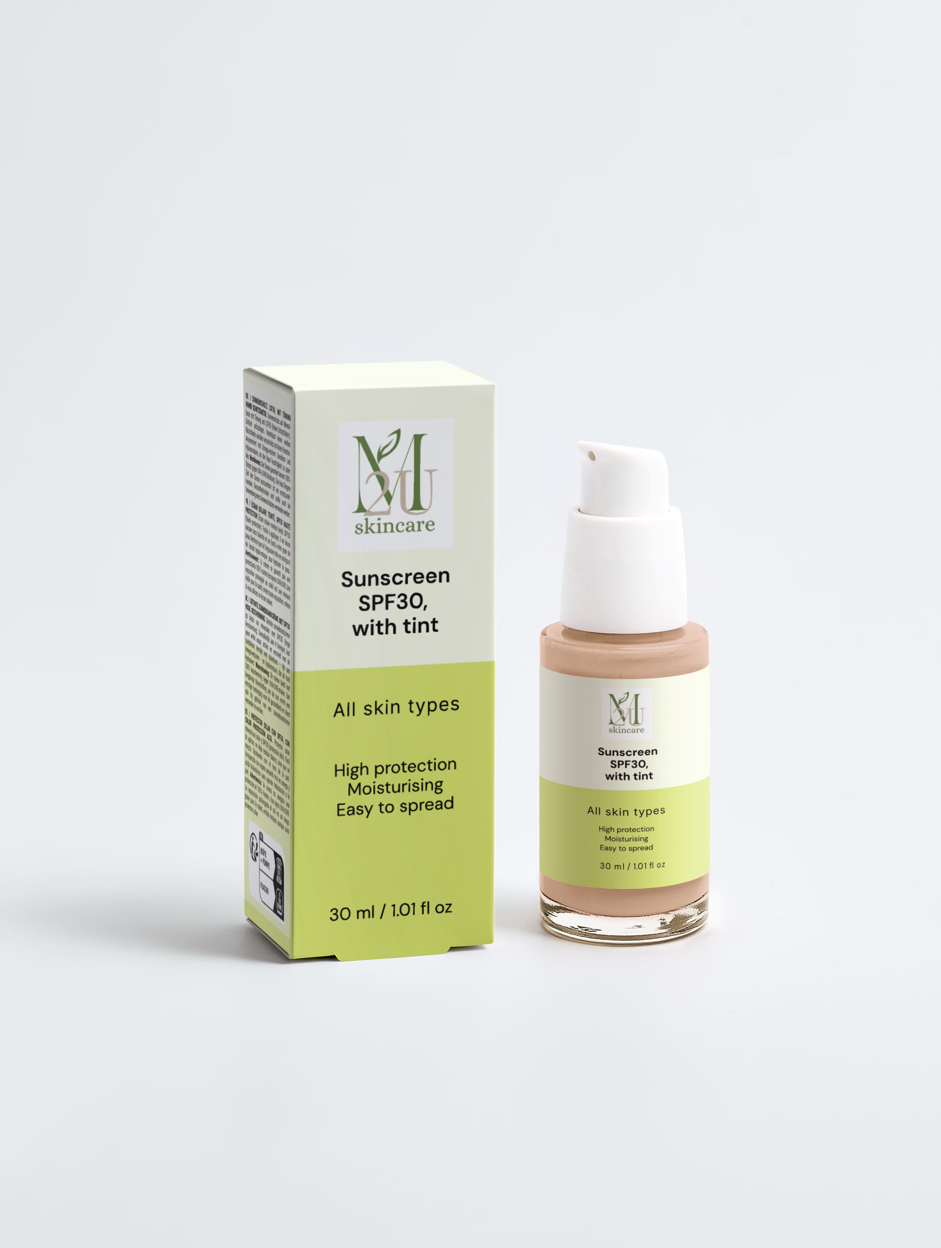 Sunscreen SPF30, with tint