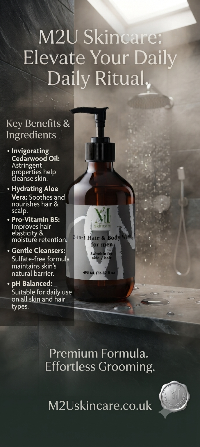 2-in-1 Hair & Body Wash for men