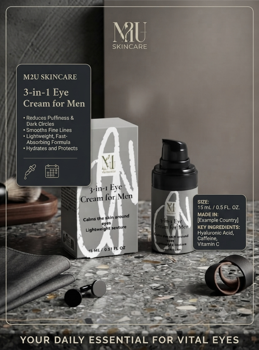3-in-1 Eye Cream for Men