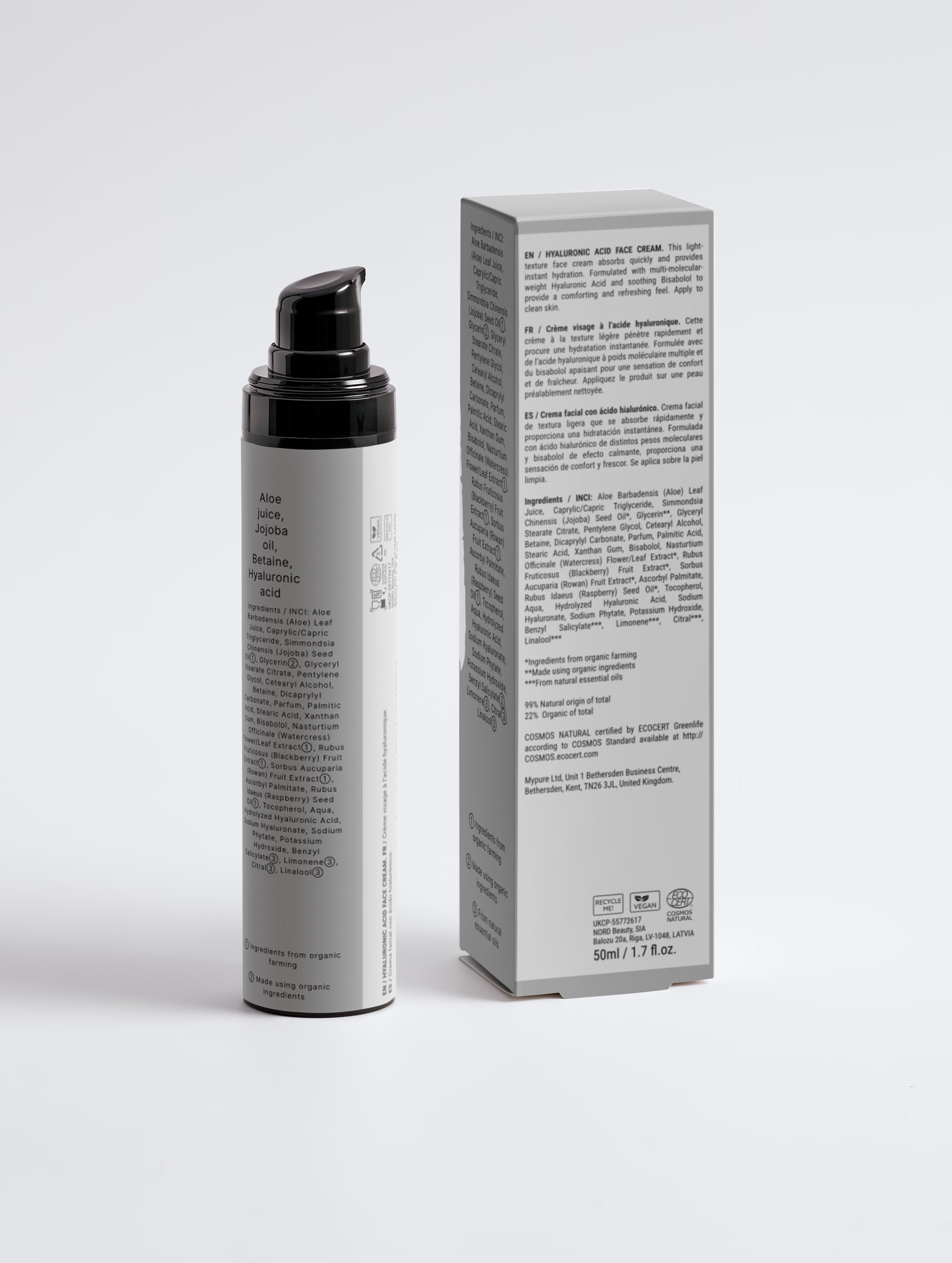 Hyaluronic Acid Face Cream for Men
