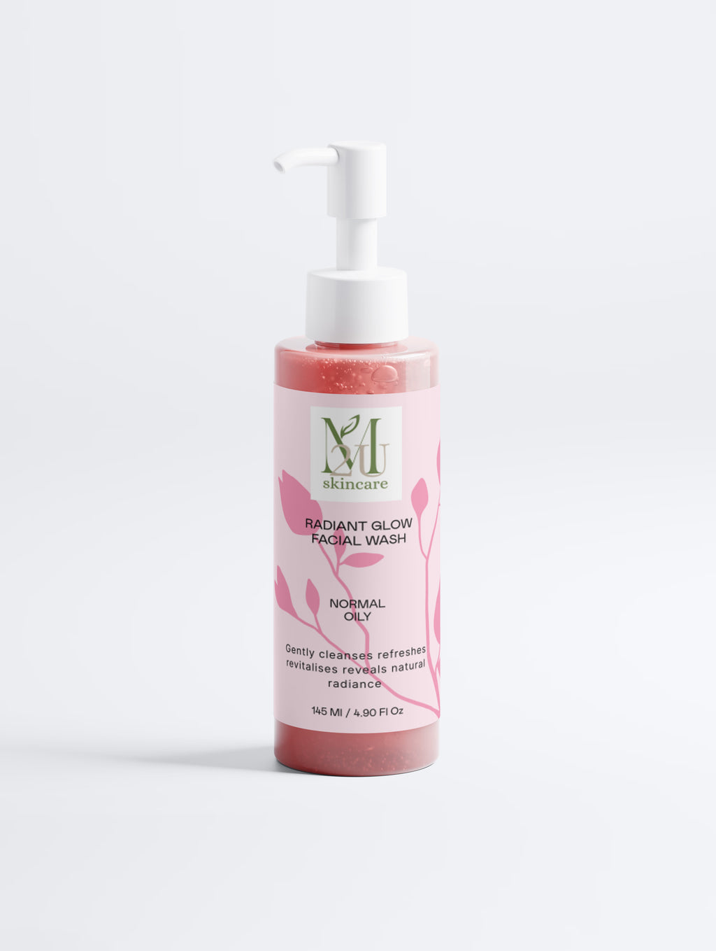 Make Up Remover, Radiant Glow Facial Wash/M2U Skincare