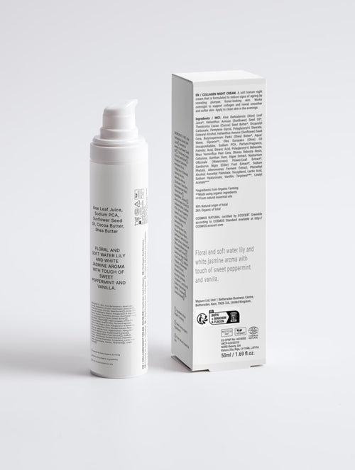 Anti-Age Collagen Night Cream/ Mature skin /M2U SKINCARE